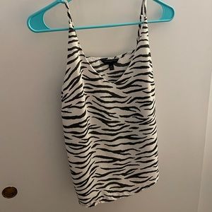 Banana Republic Zebra slip top